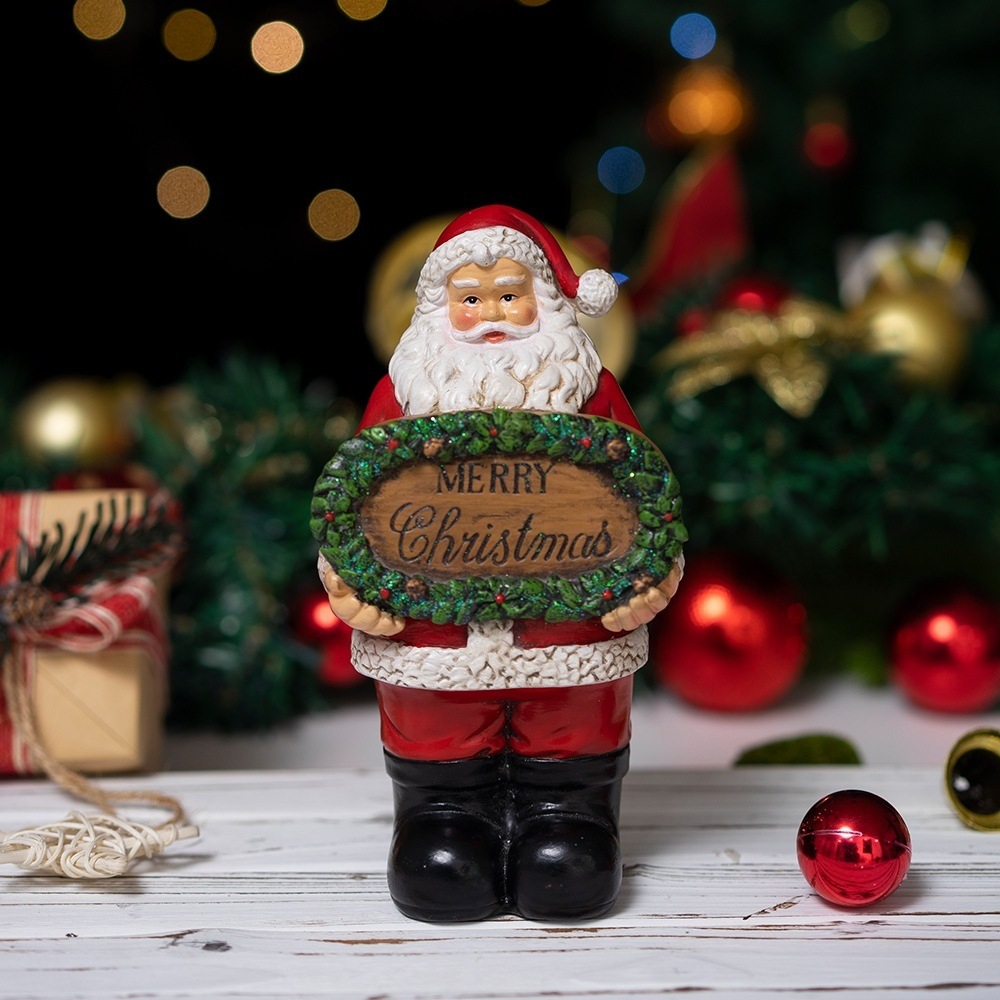Home Xmas Decor Ideas - Babbo Natale divertente decorazione natalizia statua