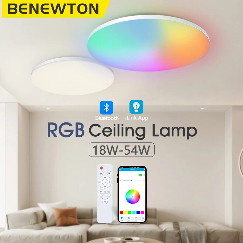 Home Decor Free App - BENEWTON Smart plafoniera RGB CCT APP
