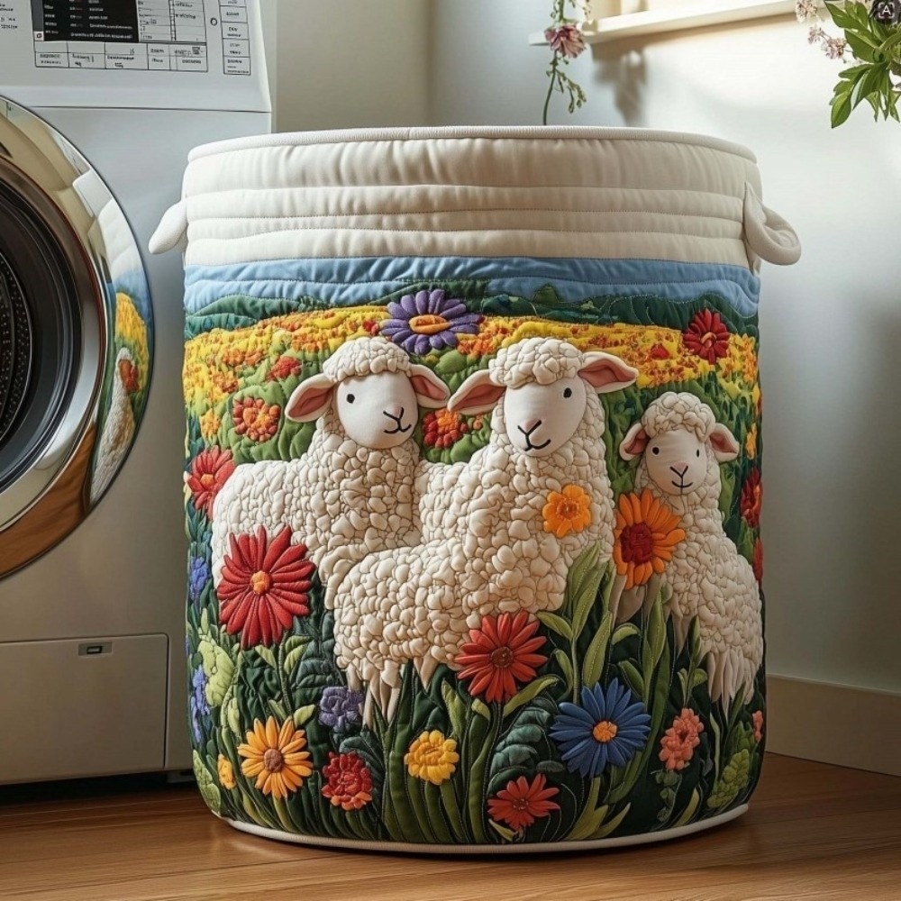 Home Decor Hampers - Nuovo Cesto Portabiancheria Trapuntato Boho di