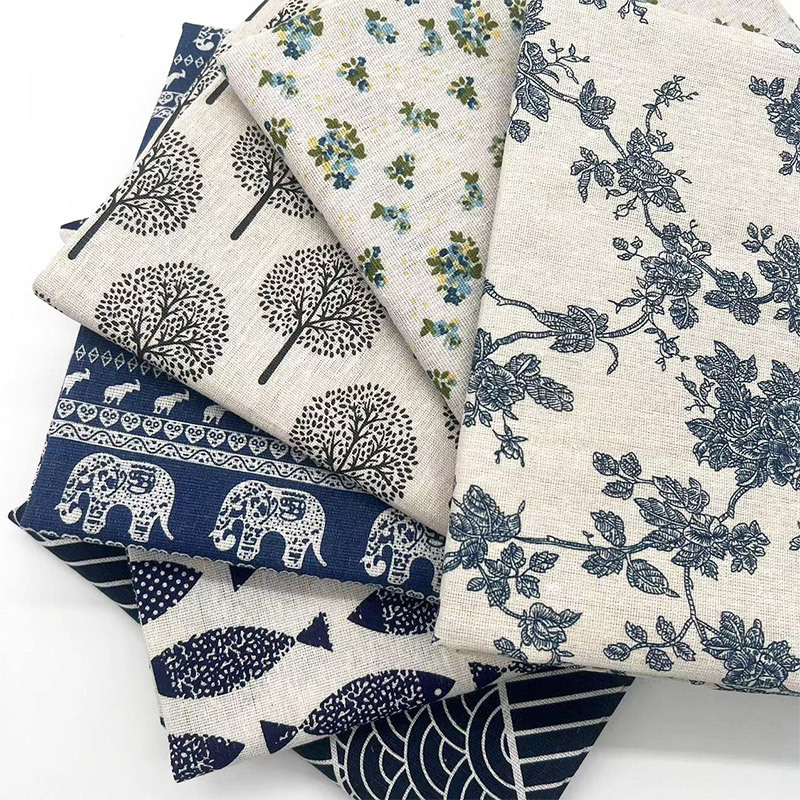 Home Decor Sofa - Tessuto in Misto Cotone e Lino