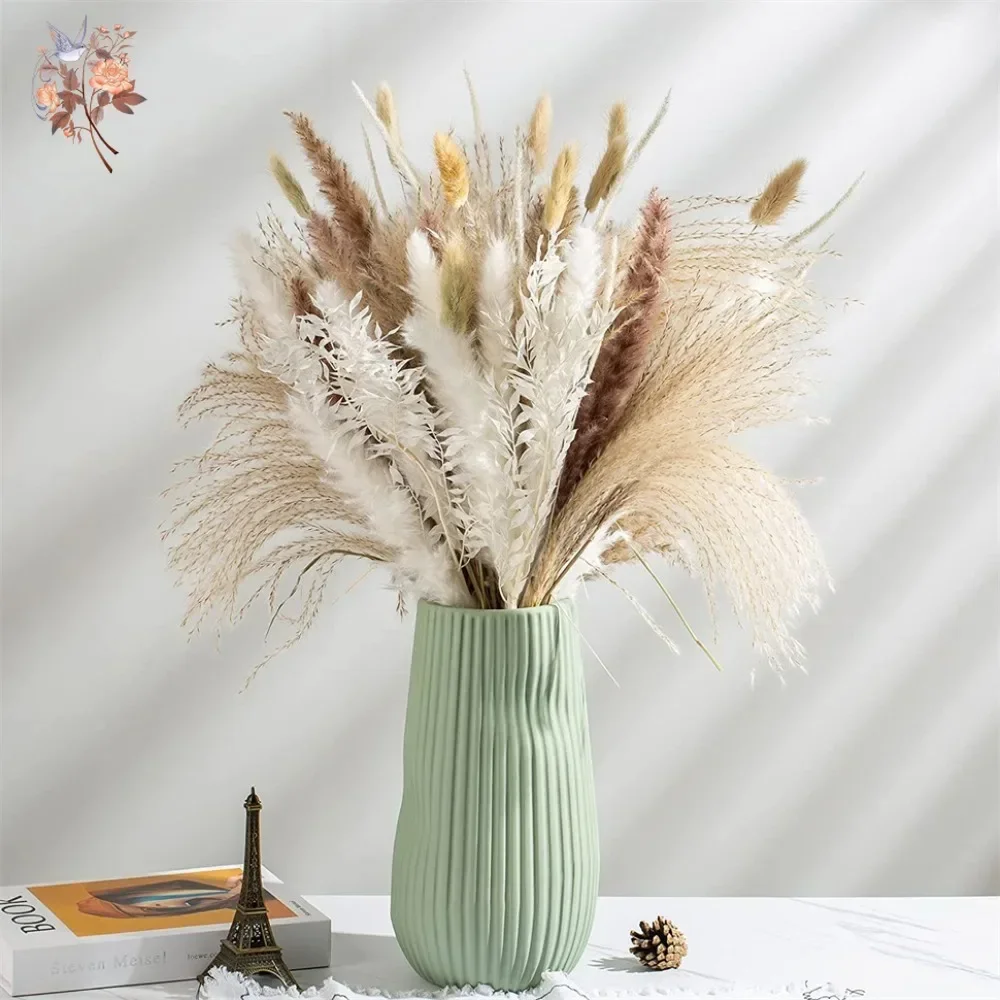 Pampas Grass Decor - 88 Pezzi di Erba della Pampa