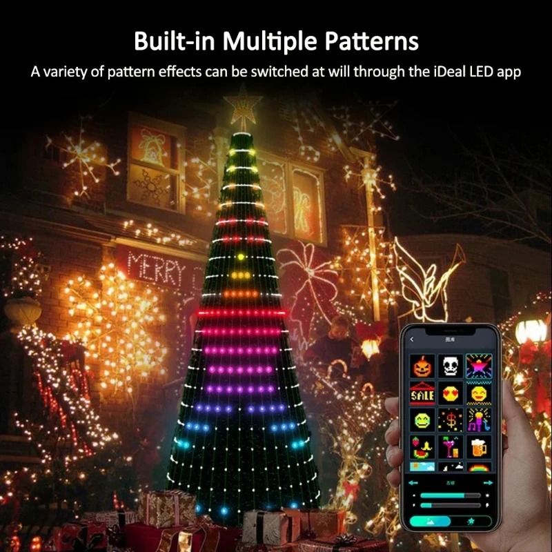 Home Decor Free App - Luci a Stella di Natale RGB