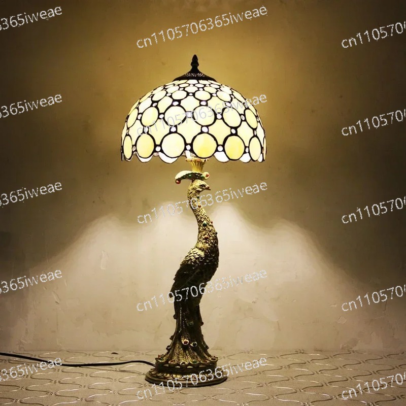 Home Decor Glass - Lampada da Comodino per Soggiorno e