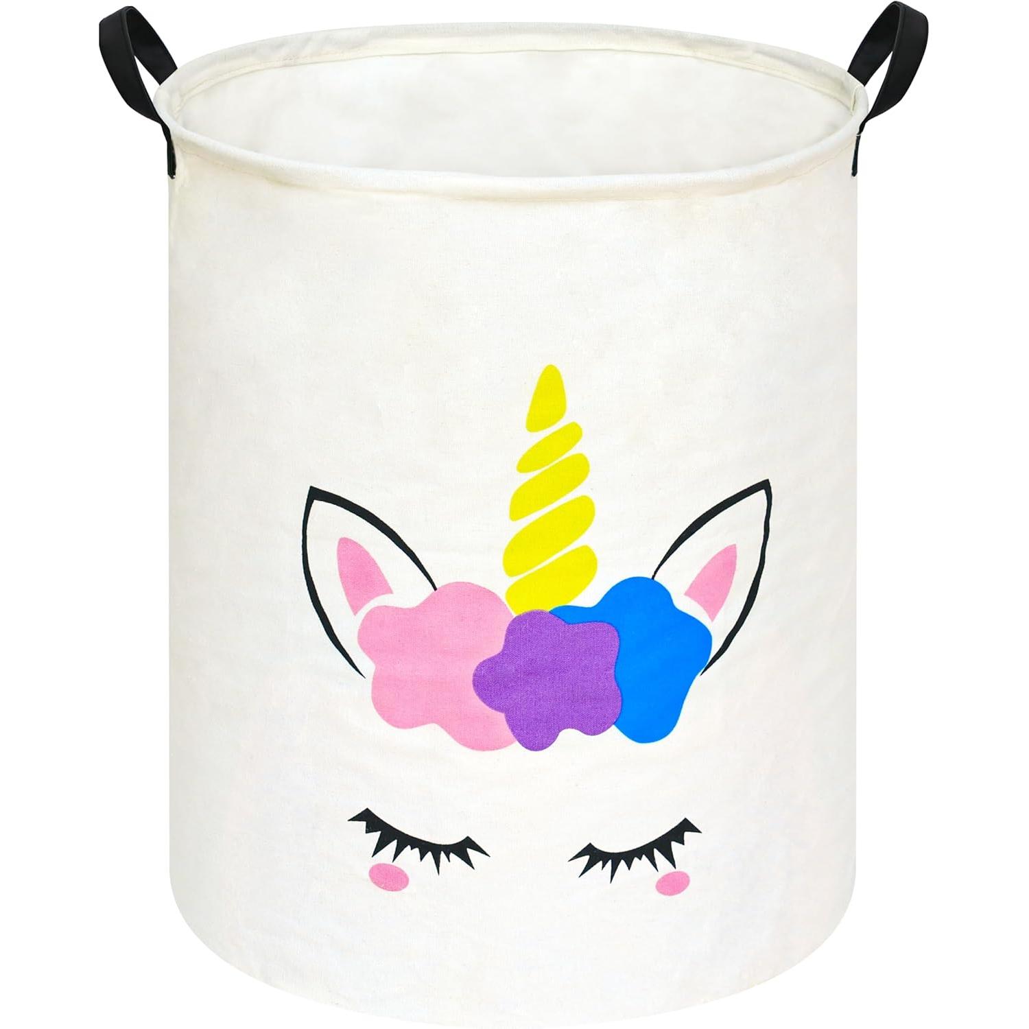 Home Decor Hampers - Cesto Portabiancheria Rotondo a Forma di