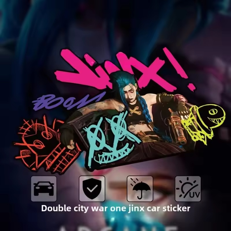 Home Decor Glass - Adesivo Riflettente per Auto Arcane Jinx