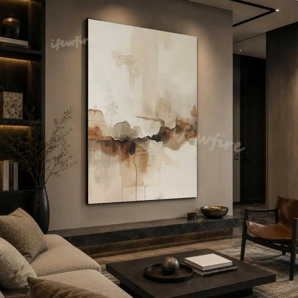 Home Decor On Wall - Dipinto a olio astratto moderno 100%