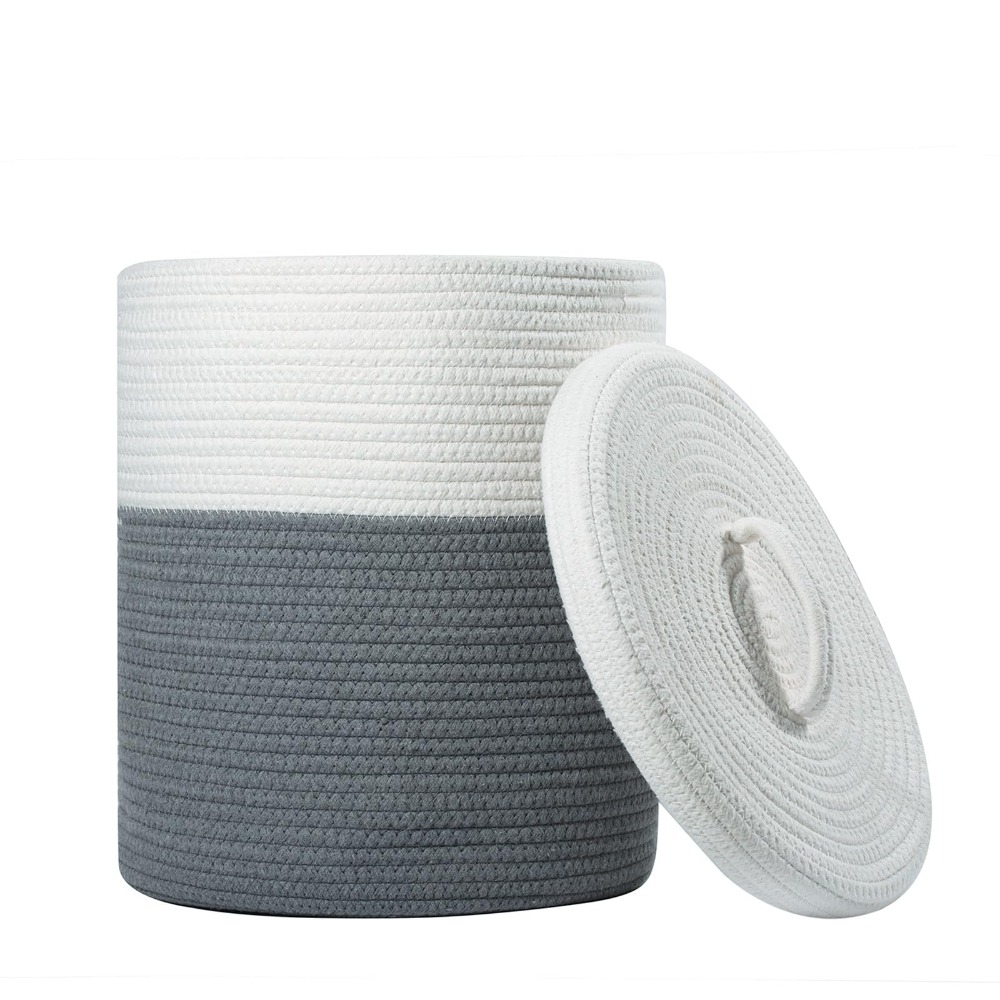 Home Decor Hampers - Cesto Portaoggetti in Corda di Cotone