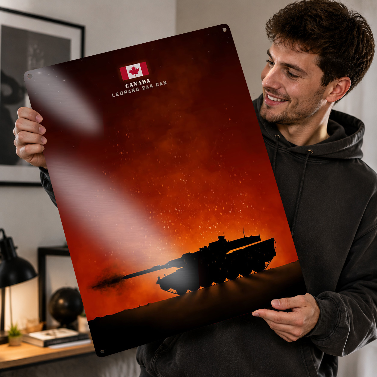 Home Decor Canada - Poster con Stampa 3D Leopard 2a4