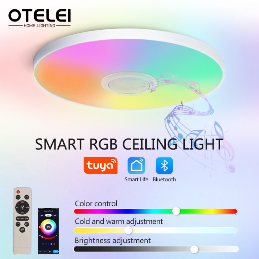 Home Decor Free App - TUYA Smart Music Plafoniera LED RGB