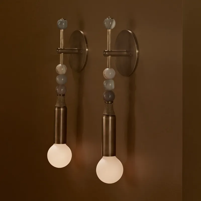 Home Decor Glass - Lampada da Parete in Stile Nordico