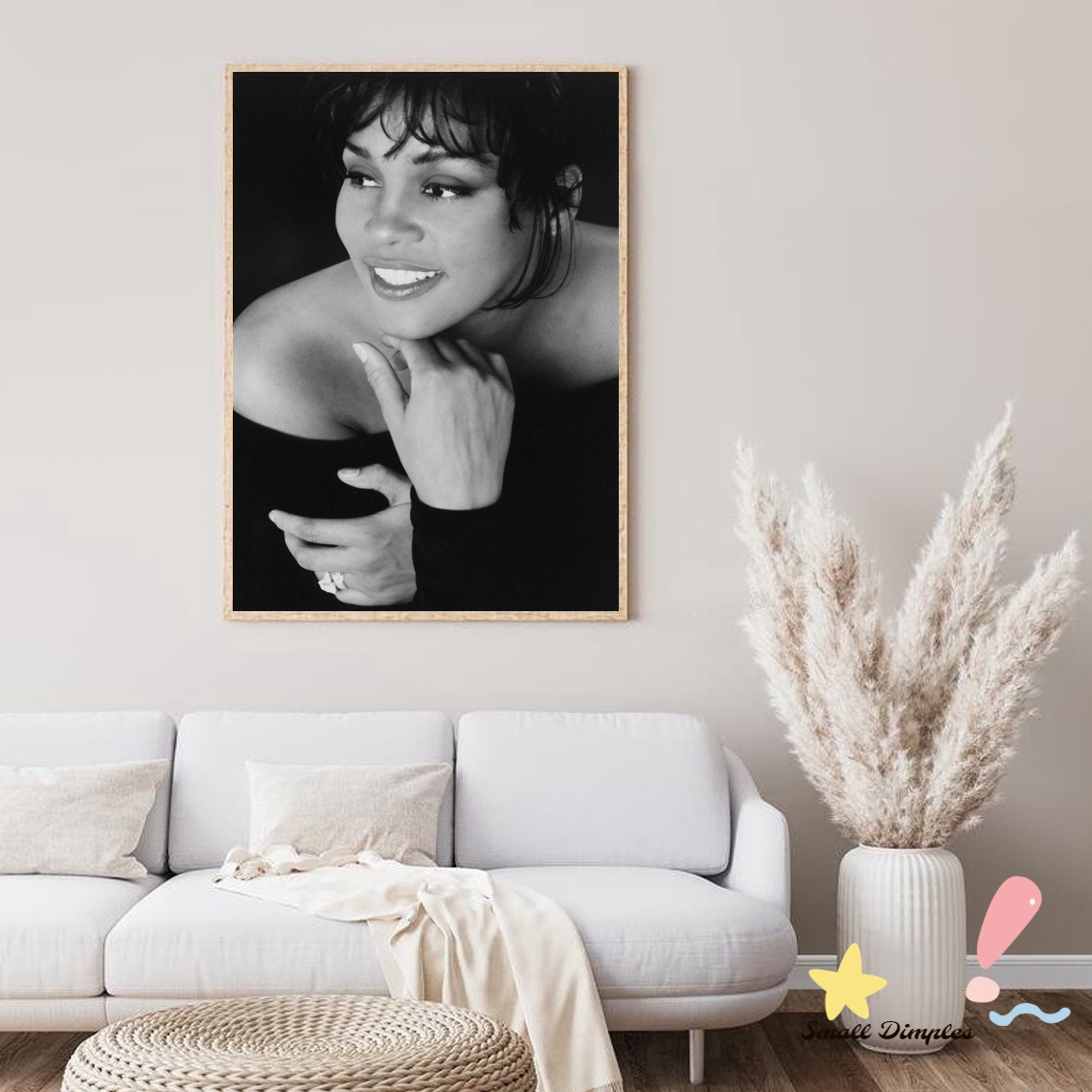 Home Decor Houston - Whitney Houston Music Star Poster Stampa