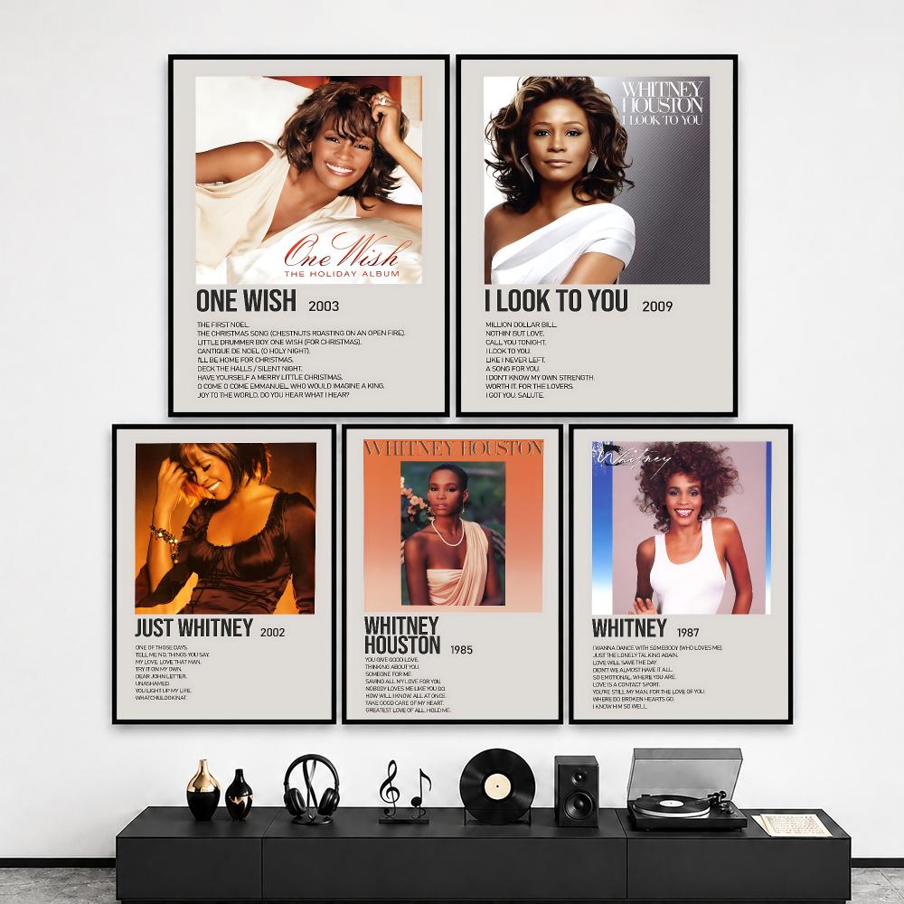 Home Decor Houston - Poster dell'album di Whitney Houston, stampa