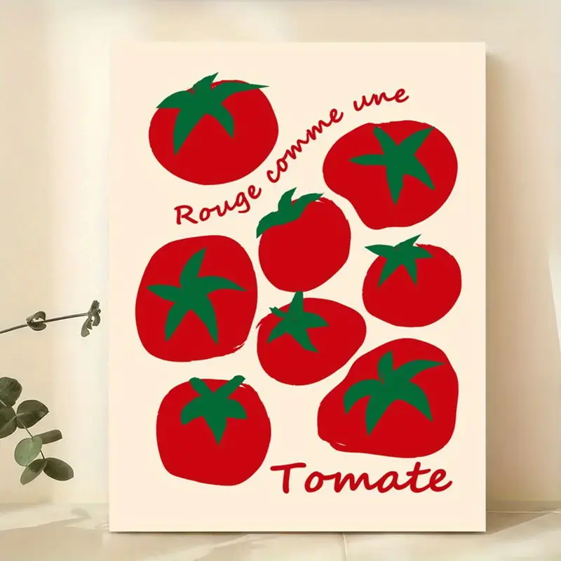 Moderno colorato pomodori ross - Home Decor On Wall recensione e prezzo