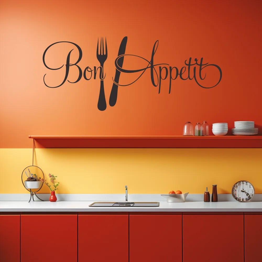 1 pc Bon apptietit con forchet - Home Decor Free App recensione e prezzo