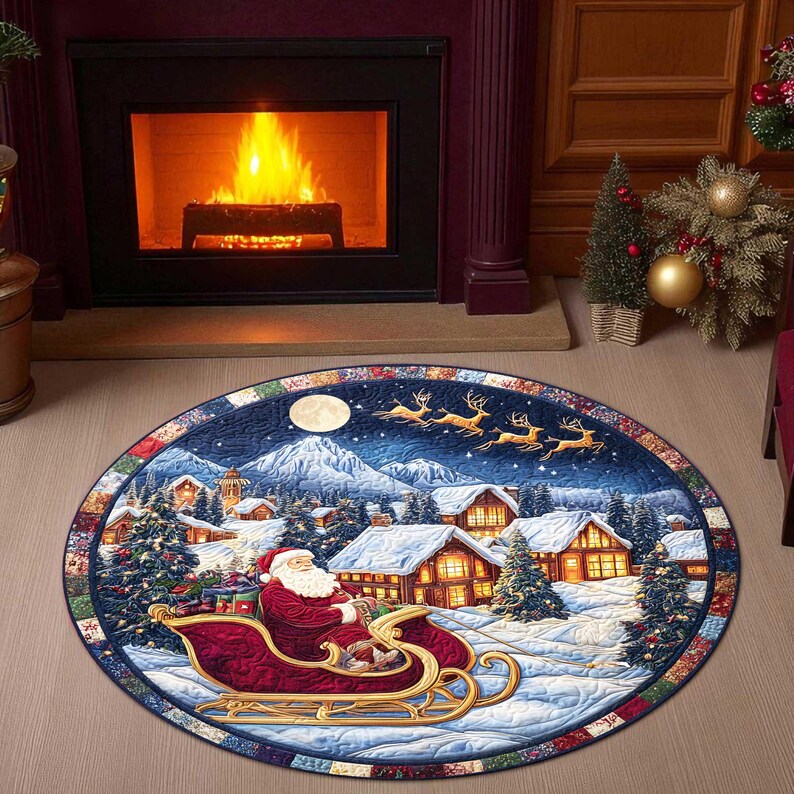 Zerbino rotondo natalizio con  - Home Xmas Decor Ideas recensione e prezzo