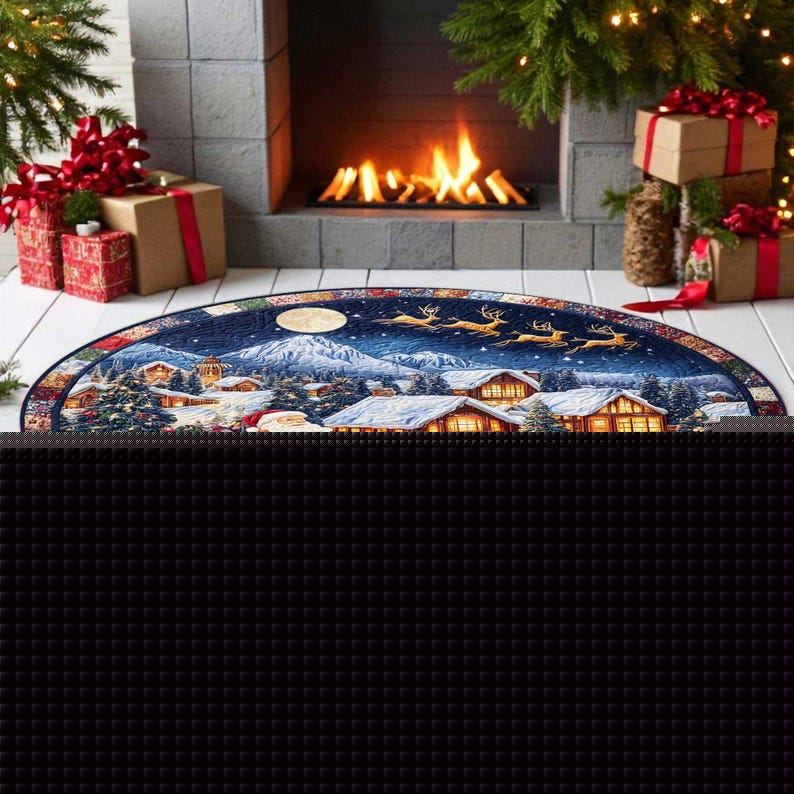 Zerbino rotondo natalizio con  - Home Xmas Decor Ideas recensione e prezzo