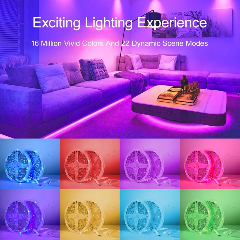 Strisce LED RGB da 1-20m, 5V U - Home Decor Free App recensione e prezzo