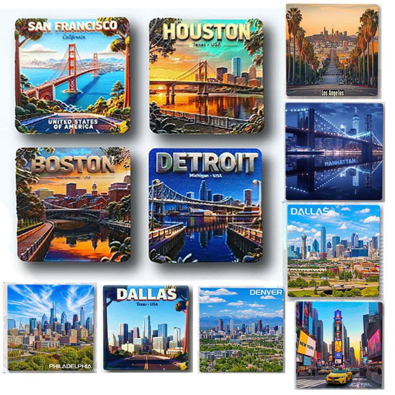 Magneti per Frigorifero USA: D - Home Decor Houston recensione e prezzo