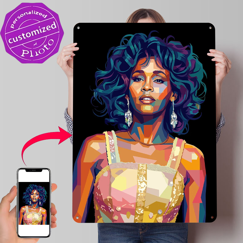 Poster in Metallo con Ritratto - Home Decor Houston recensione e prezzo