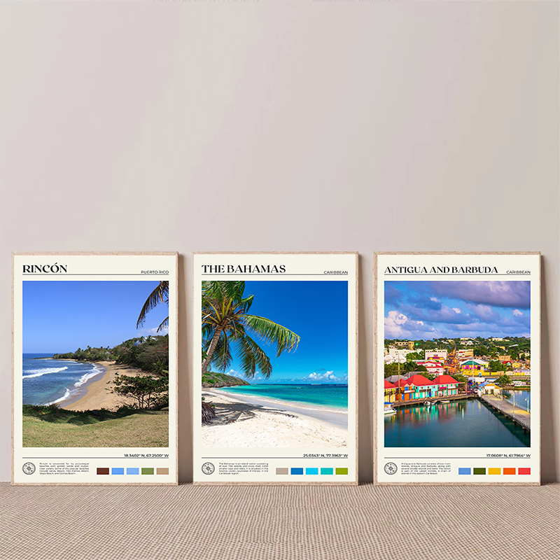 Paesaggio di viaggio caraibico - Home Decor Canada recensione e prezzo