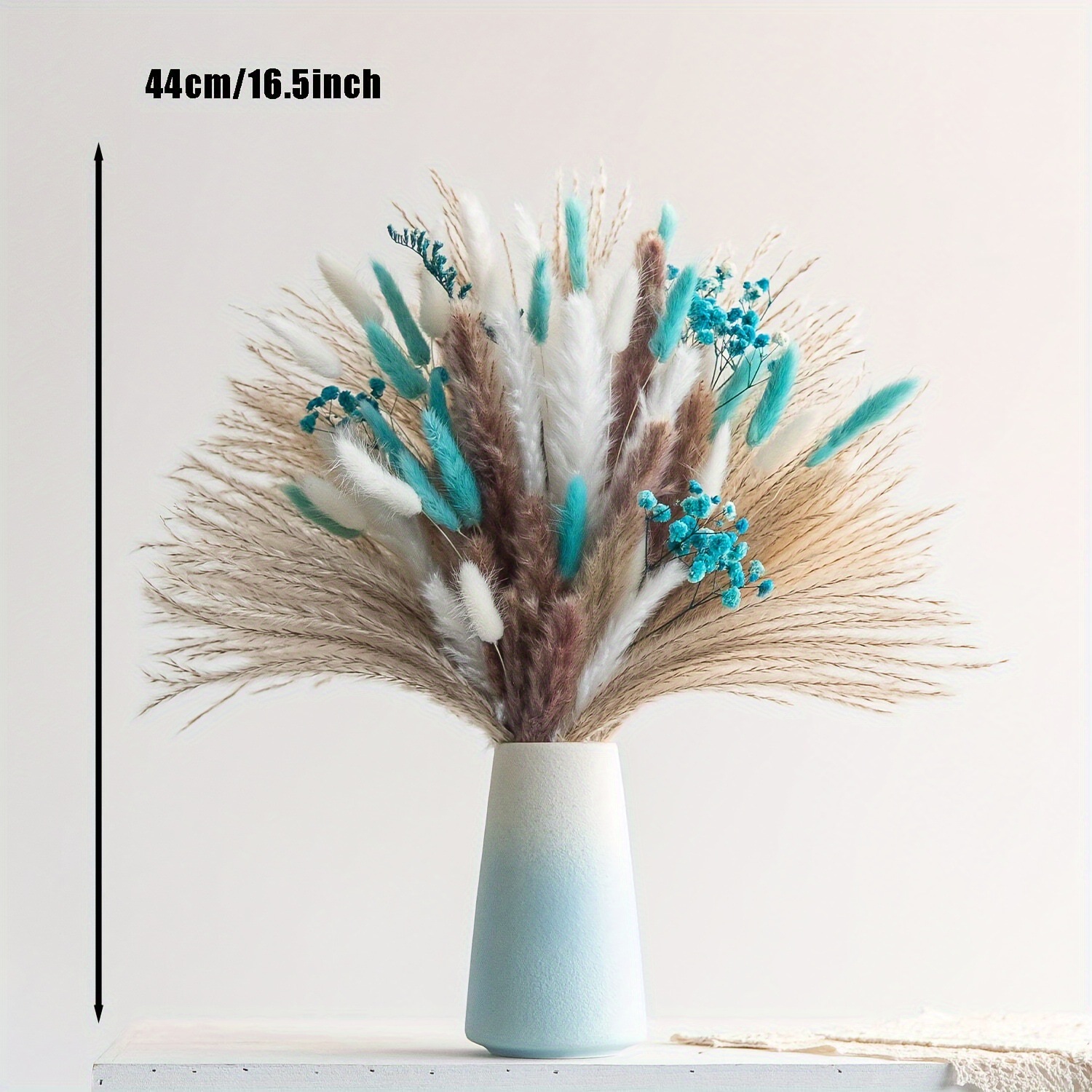 Bouquet di Fiori Secchi Blu Ti - Pampas Grass Decor recensione e prezzo