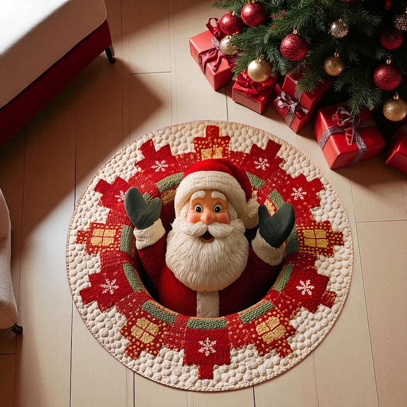 Zerbino rotondo natalizio con  - Home Xmas Decor Ideas recensione e prezzo