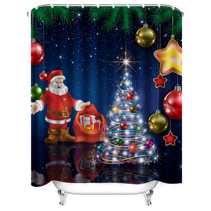 TU Tenda da doccia natalizia B - Home Xmas Decor Ideas recensione e prezzo
