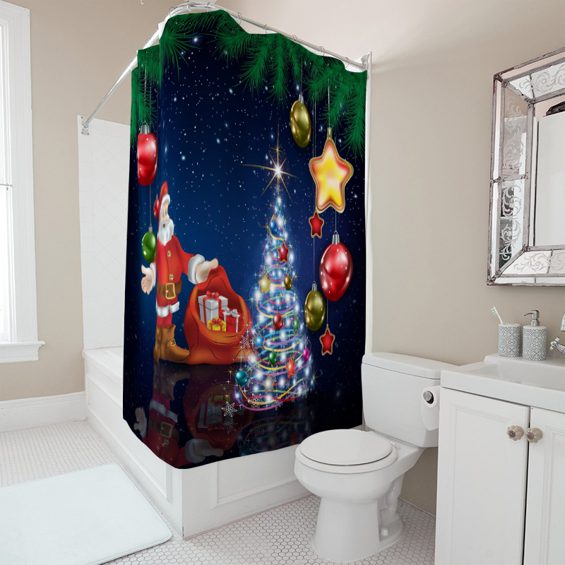 TU Tenda da doccia natalizia B - Home Xmas Decor Ideas recensione e prezzo