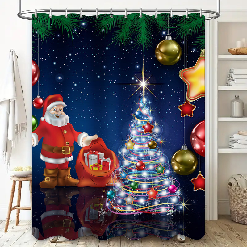 TU Tenda da doccia natalizia B - Home Xmas Decor Ideas recensione e prezzo