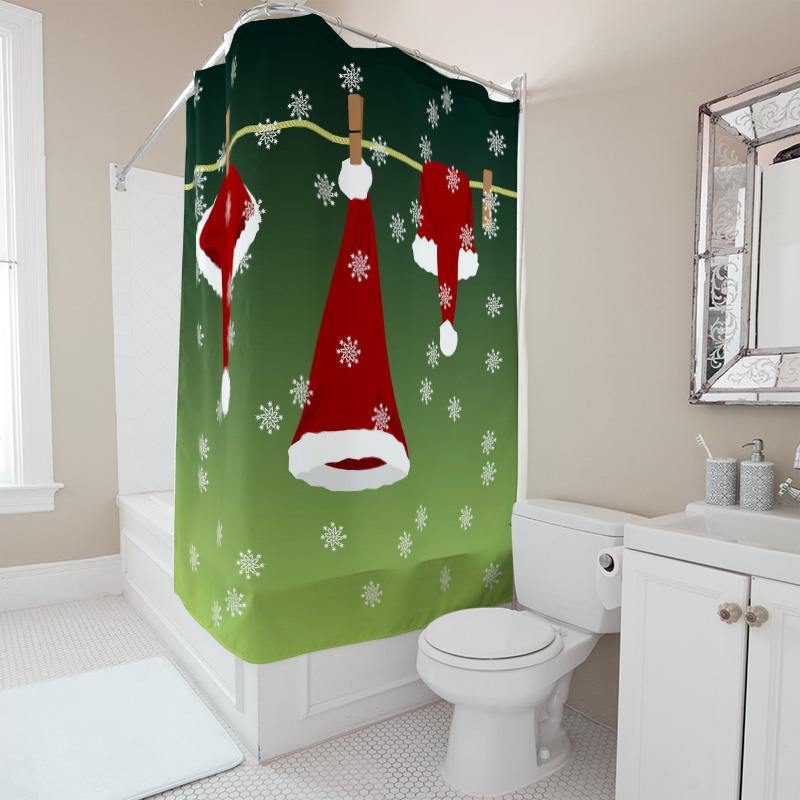 TU Tenda da doccia natalizia f - Home Xmas Decor Ideas recensione e prezzo