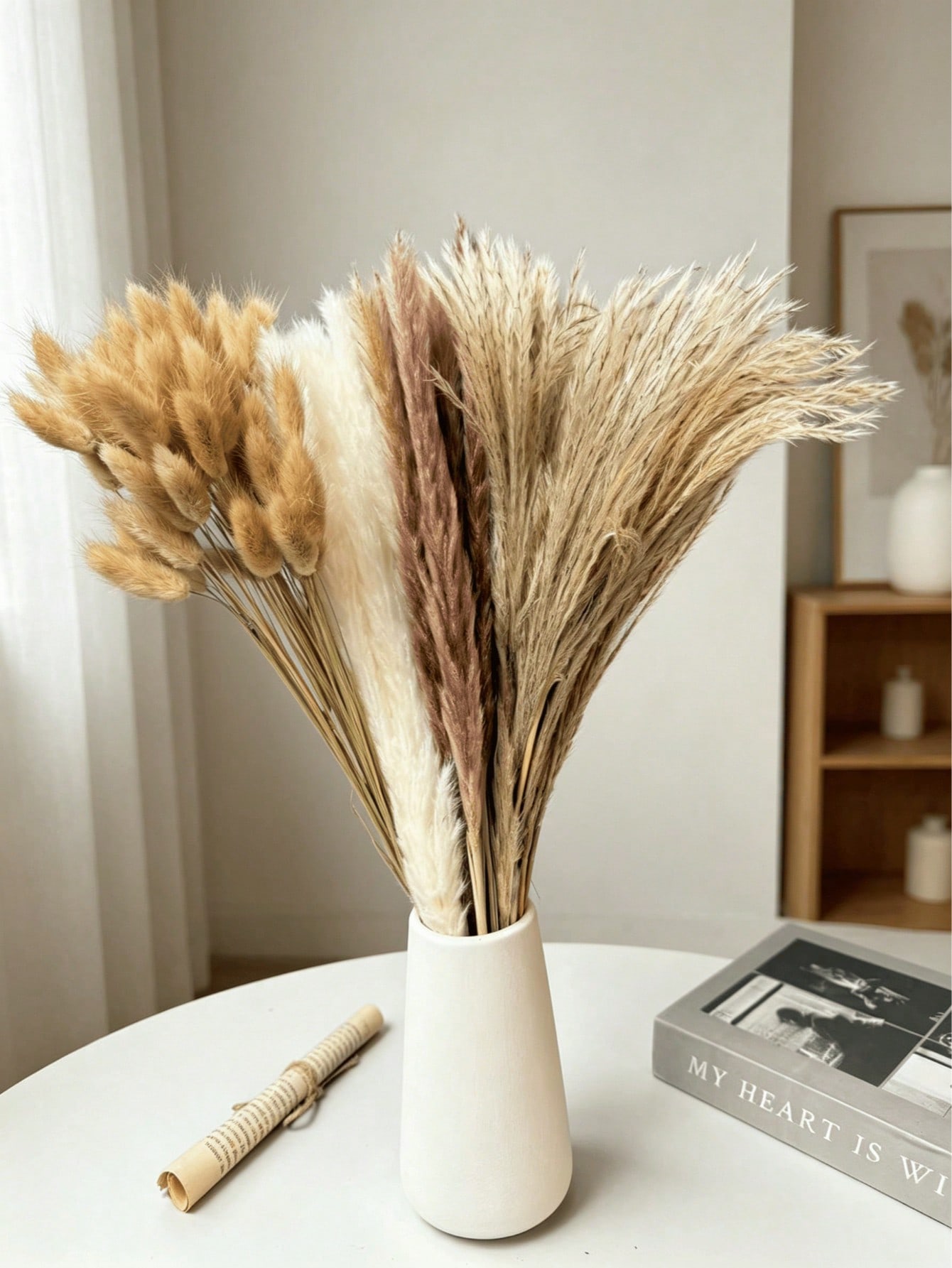 10/20/30 pezzi di erba di pamp - Pampas Grass Decor recensione e prezzo