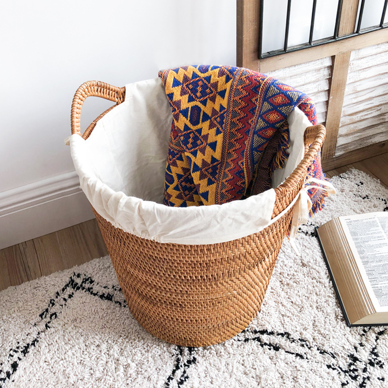 Cesto Portabiancheria in Ratta - Home Decor Hampers recensione e prezzo