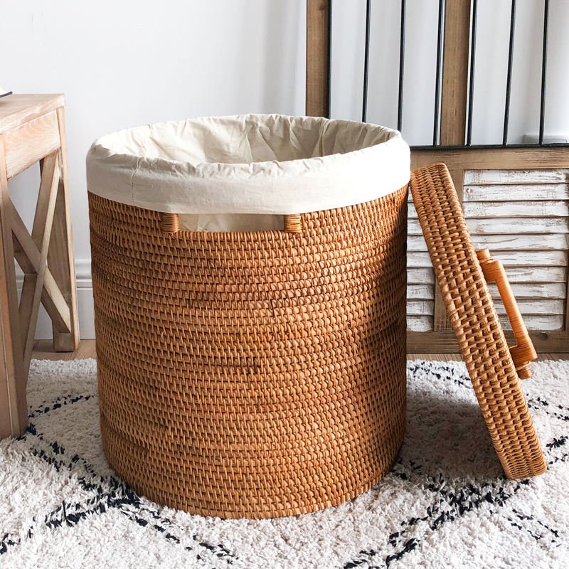 Cesto Portabiancheria in Ratta - Home Decor Hampers recensione e prezzo
