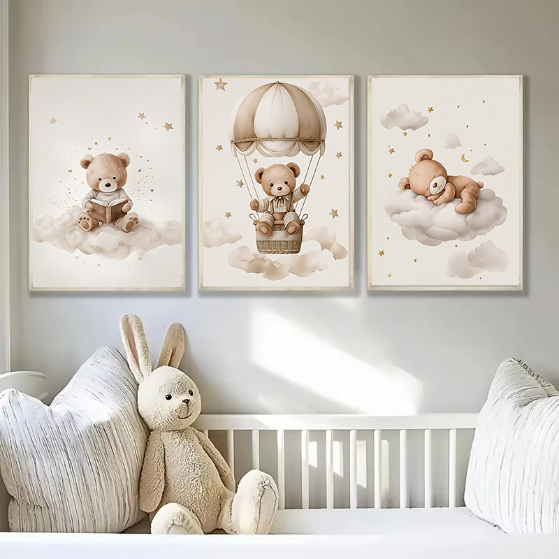 3 pz/set Bohemian Teddy Bear A - Home Decor Foto recensione e prezzo