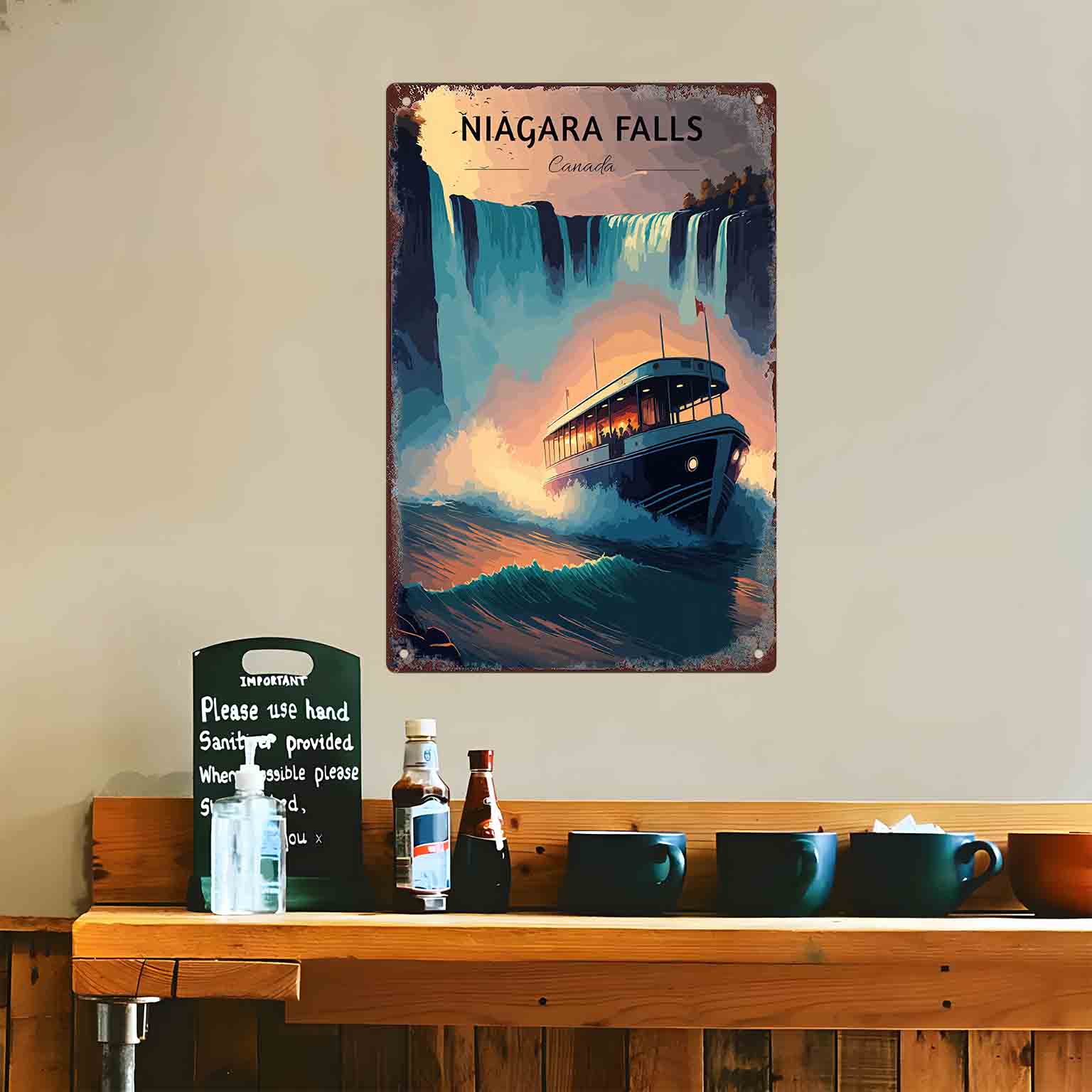 Insegna da parete in metallo 2 - Home Decor Canada recensione e prezzo
