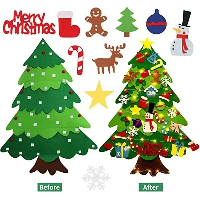 Set di alberi di Natale in fel - Home Xmas Decor Ideas recensione e prezzo